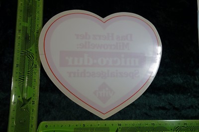 Alter Aufkleber Microwellen-Geschirr VITRI (Scheibe)
