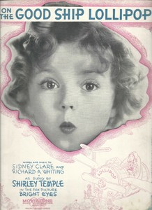shirley temple good ship lollipop doll