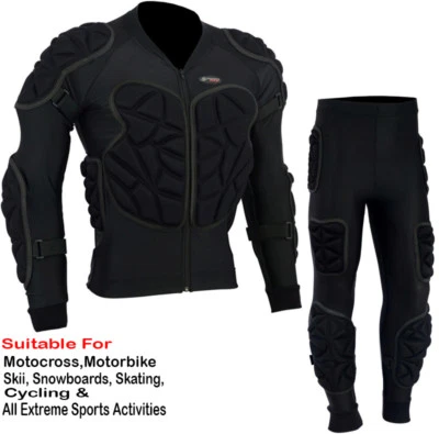 BODY ARMOUR MOTORBIKE MOTORCYCLE MOTOCROSS SKIING SPINE GUARD PROTECTIVE SUIT
