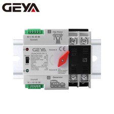GEYA Dual Power Automatic Transfer Switch Grid to Alternator 2P 63/100A 220/110V