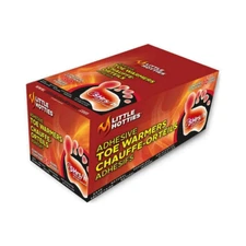 30 Pair Little Hotties Adhesive Toe Foot Warmer Pure Heat Air Activated exp 2027