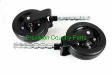 HEAVY DUTY FORK  Land Pride 10" Solid Molded Finish Mower Wheel Assembly 2 PK