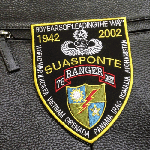 USA 75th Ranger Rgt U.S. Army Commemorative 60 Years Badge Sfg Hook PATCH - Picture 3 of 6