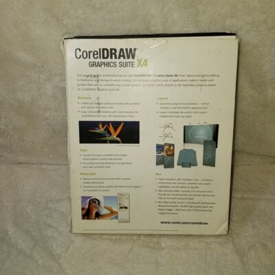 Corel CorelDRAW Graphics Suite X4 Upgrade 2008 Big Box With All