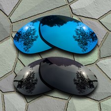 Sky Blue Grey Black Polarized Lenses Replacement for-Costa Del Mar Fathom