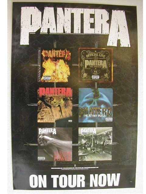 Pantera Ebay Pantera Poster Promo Mint | eBay