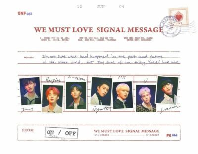 ONF - WE MUST LOVE (3rd Mini Album) CD+60p Photobook+Photocard