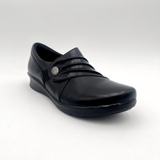 Women's Clarks Cushioned Hope Roxanne Slip-on Loafers, Black  Brown, MSRP 95