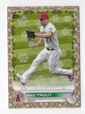 2022 Topps Holiday Mike Trout Metallic Gold 1/1