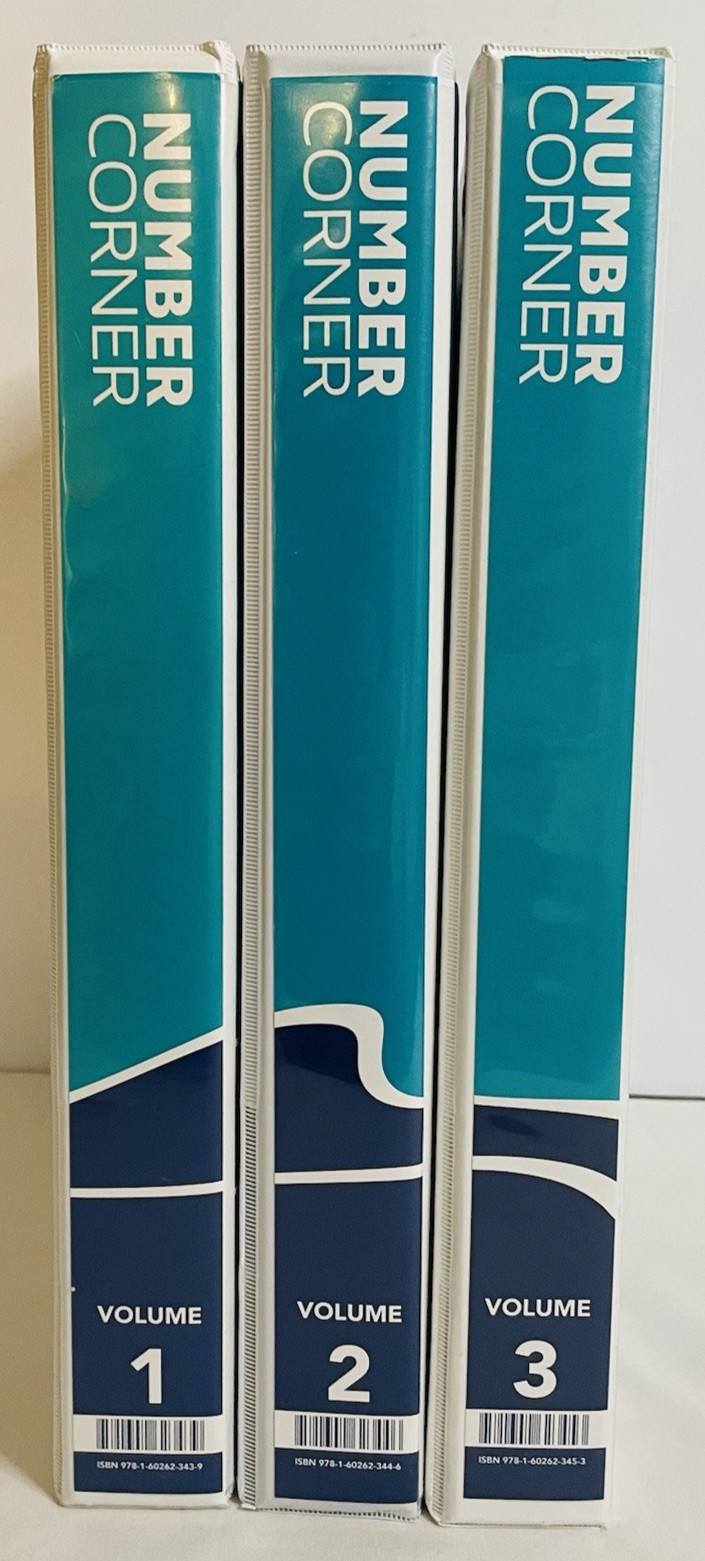 Number Corner Grade 1 Second Edition Teachers Guides Volumes 1-3  MLC