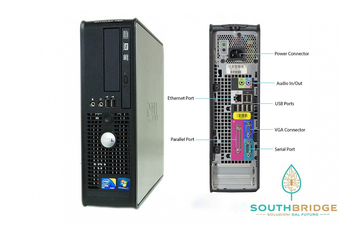 PC DESKTOP Dell Optiplex 380SFF INTEL C2D E7500 RAM 4GB HDD 250GB...