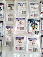 23 Pro Mold Card Holders Snap Tites Screwdowns Tickets Lot NEW