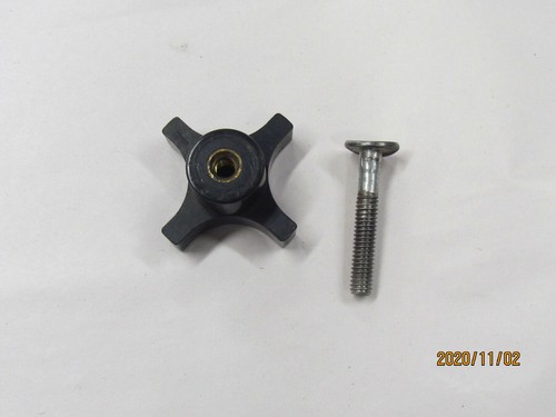 Troy-Bilt 47279 47281 Chipper vac handle bar curved head bolt 9795 & knob 97031 