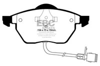 Ebc Brakes DP2836 Greenstuff 2000 Sport BremsbeläGe GrüN