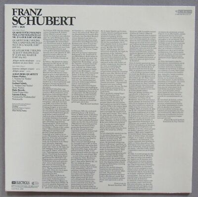J192 Schubert String Quartet No.15 Alban Berg Quartet EMI 1C 065