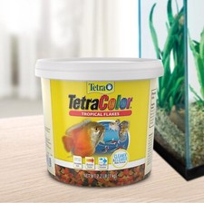 Tropical Flakes Color Boosting Fish Food Nutritionally Balanced Diet 2.2 lbs