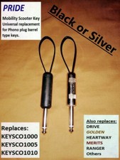 Mobility Scooter Plunge Key - SWITCHCRAFT w/Lanyard - Merits, Pride, GoGo, Etc.