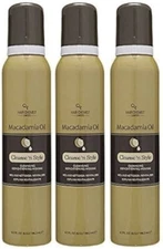 HAIR CHEMIST MACADAMIA OIL CLEANSE 'N STYLE MOUSSE (YOU GET 3 CANS PER ORDER!!!)