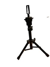 Adjustable Tripod Mannequin Head Hairdressing Training Stand Wig Holder In Box