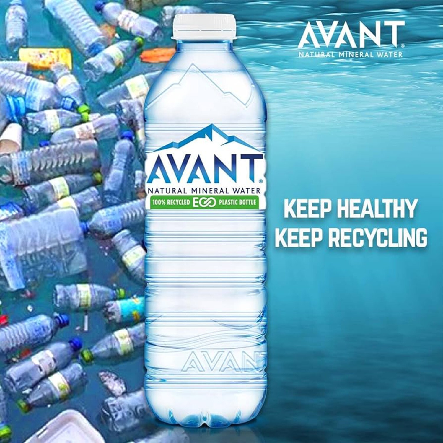 Aqua Avant Mineral Water 500ml Recyclable Bottles Pack of 24 eBay