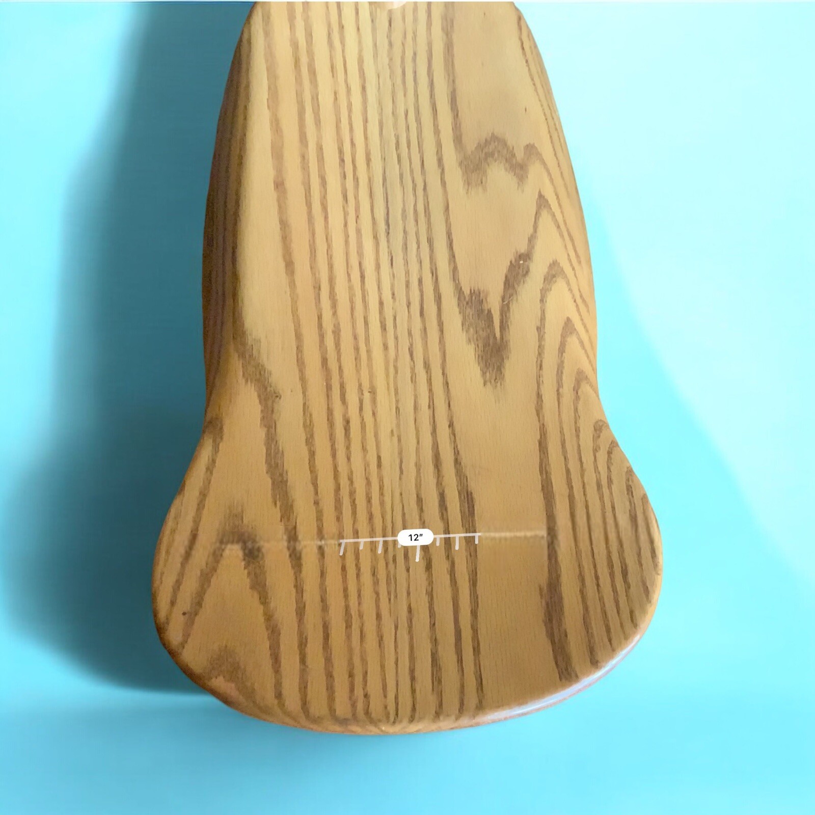 Antique Oak Saddle Stool: Timeless Elegance for Classic Interiors