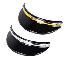 Helmet Visor Peak 3 Snaps Fashion Helmet Visor Protector for Half Helmets