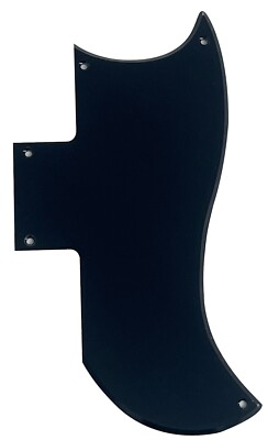 New 1 Ply Black Acrylic Fits Gibson SG 61 Reissue Style Guitar Pickguard