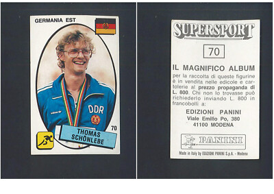thomas-schonlebe-ger-panini-athletics-card-supersport-1988-n-70-ex-ebay