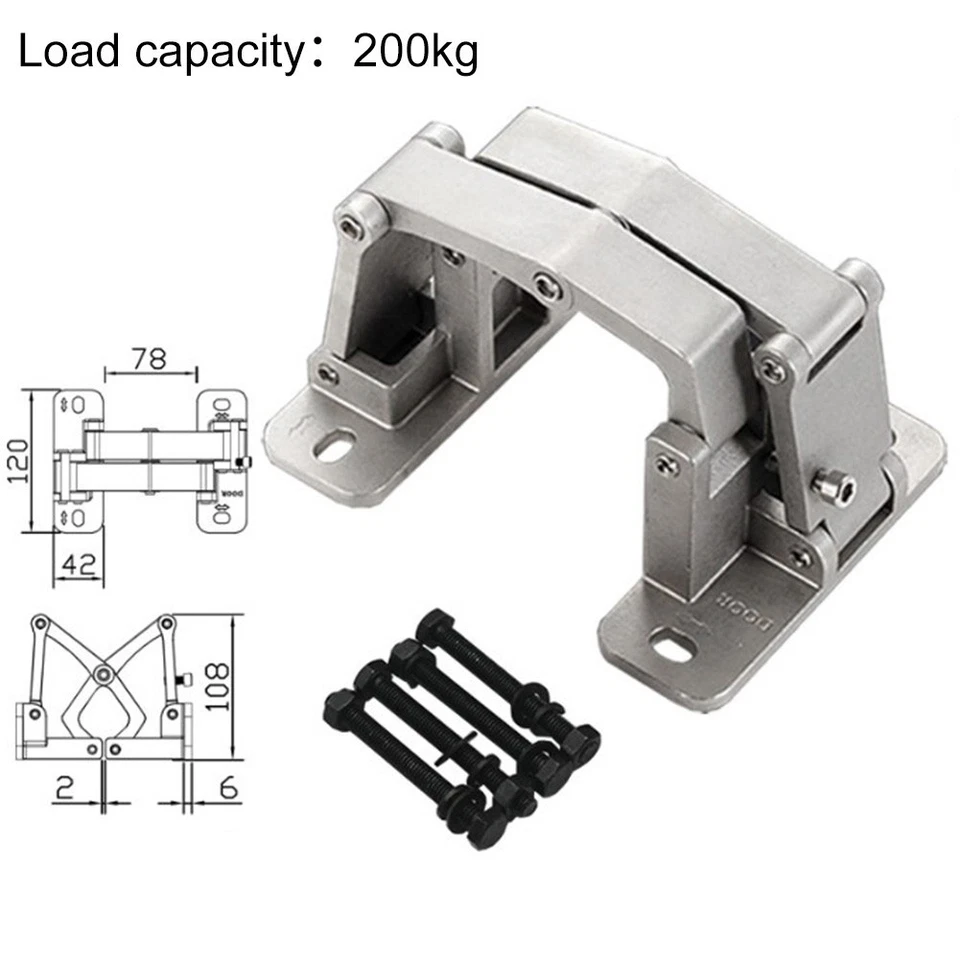 Stark gebaute Scharniere aus Edelstahl für verschiedene Anwendungen geeignet - Bild 4 von 4