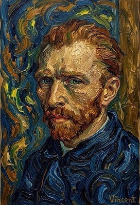 Vincent van gogh  Signed Oil Painting on Canvas