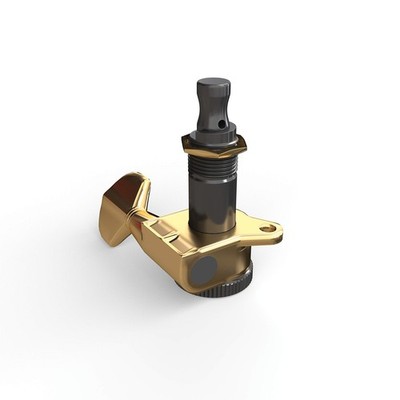 Planet Waves Auto Trim Guitar Tuners Gold 6 In Line Precision Design