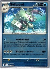 Golisopod 026/086 Uncommon Chaos Rising Pokemon Reverse Holo Near Mint