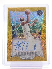 ANTHONY EDWARDS 2023-24 PRIZM DECA SIGNATURE GOLD SHIMMER TIMBERWOLVES /10 Q6438