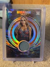 2025 TOPPS UNIVERSE WWE NATALYA NATTIE MATCH-USED MAT RELIC ORANGE SP #/50