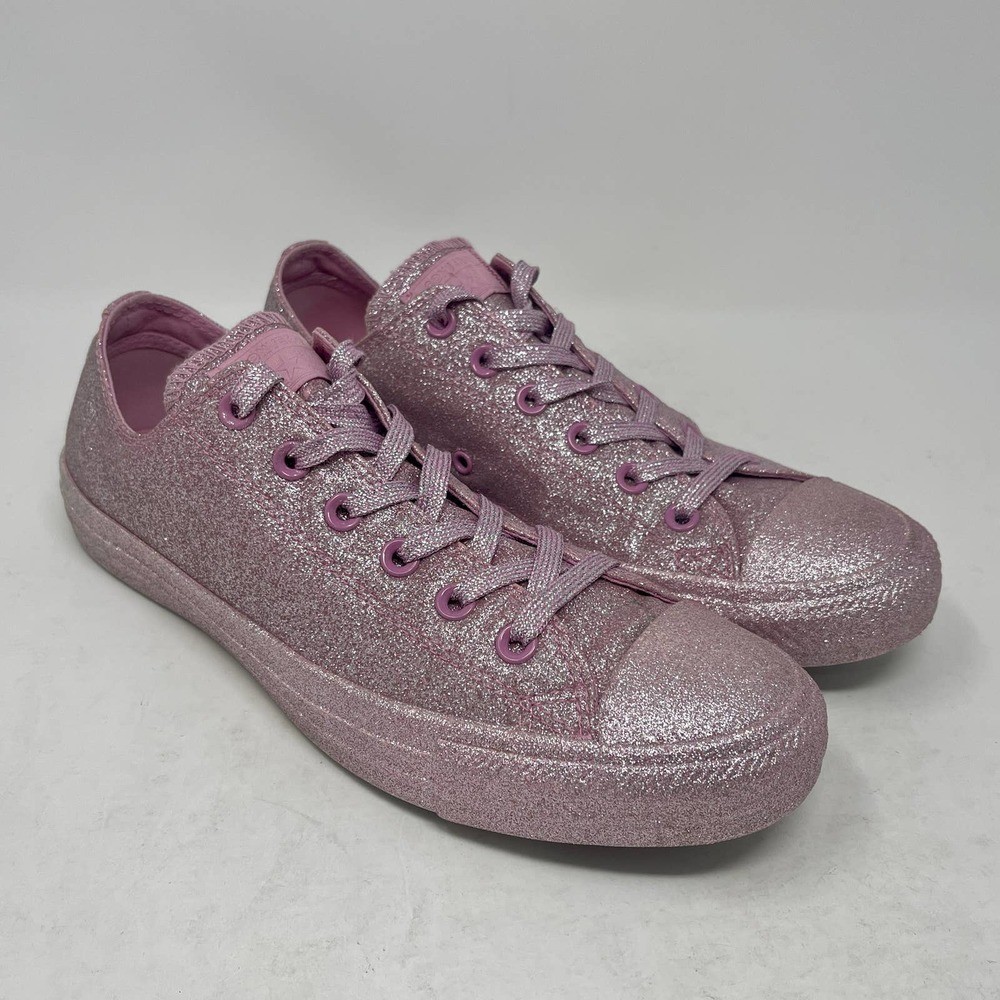 Converse Chuck Taylor All Star Low 'Pink Glitter' Sneakers Womens10 828:K.8.8 thumbnail 8