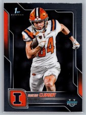 2025 Bowman Chrome University Football #73 Hudson Clement Illinois