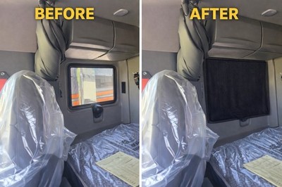 INTERNATIONAL LT625 Prostar LoneStar Windows Covers SLEEPER WINDOW Cover 2pcs