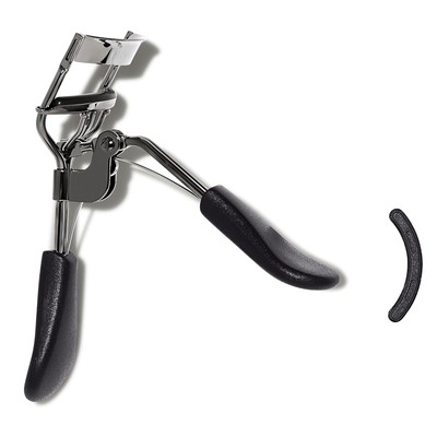 Pro Eyelash Curler, Contoured for Voluminous Lashes, Includes Replacement Pad