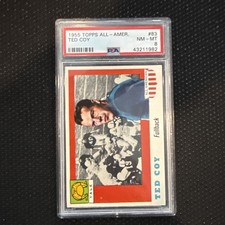 1955 TOPPS ALL-AMER. #83 TED COY PSA NM-MT 8