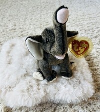 TY Beanie Baby Trumpet The Elephant with Tag
