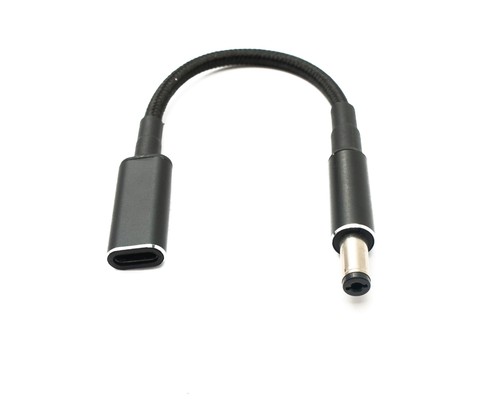 Adattatore USB-C PD A DC 5,5x2,1 Mm Con Display LED, 5-20V Regolabile, 65W Max, 11 Spine Di Conversione Incluse