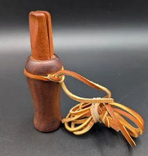 Vintage Lohman Hand Made Bird Call 104 Crow Call Wood Turkey Locator