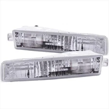 ANZO 511012 Honda Prelude 97-02 Parking Signal Lights Chrome Clear