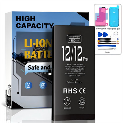 Ersatz für Apple iPhone 12 / 12 Pro Akku Hohe Kapazität Batterie 4500mAh + Tools