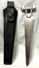 Vintage KNAPP SPORT SAW & Leather Sheath The Pioneer Co Boise Idaho USA