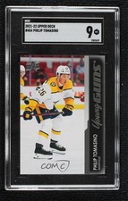 2021-22 Upper Deck Series 2 Young Guns Philip Tomasino #454 SGC 9 MINT 3hd