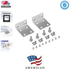 Rack Mount Kit for Ubiquiti Switch, 1U Rack Ears for Ubiquiti 16/24/48 Series...