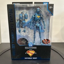 McFarlane DC Multiverse Superman Robot 7  Deluxe Theatrical Platinum Edition