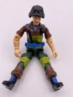 Vtg 1989 GI Joe Slaughter's Marauders Footloose Action Figure w/ Helmet - Hasbro