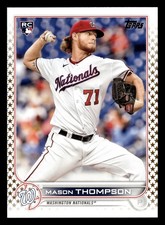 Mason Thompson  2022 Topps Gold Star SP #38 Washington Nationals Rookie RC *030